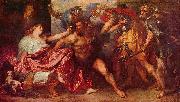 Anthony Van Dyck Samson and Delilah, oil